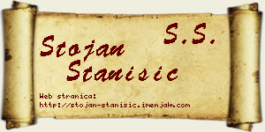 Stojan Stanišić vizit kartica
